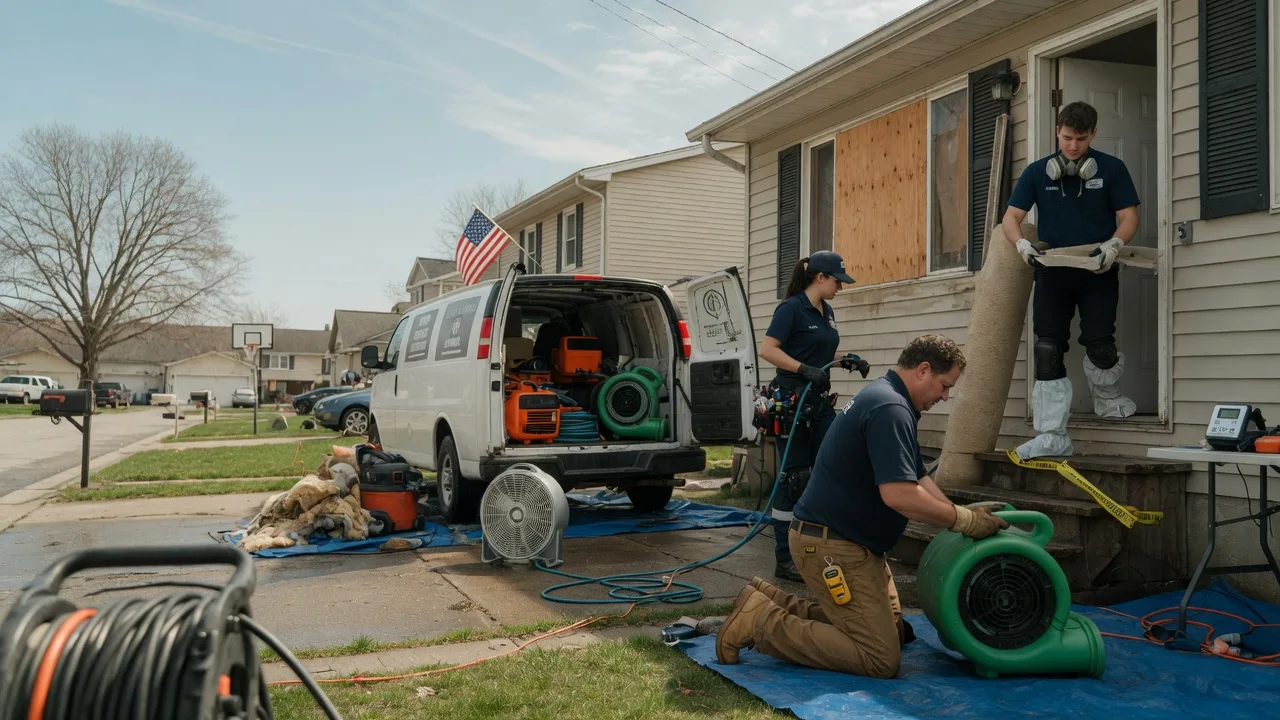 Water Damage Restoration in Milton, IA near me